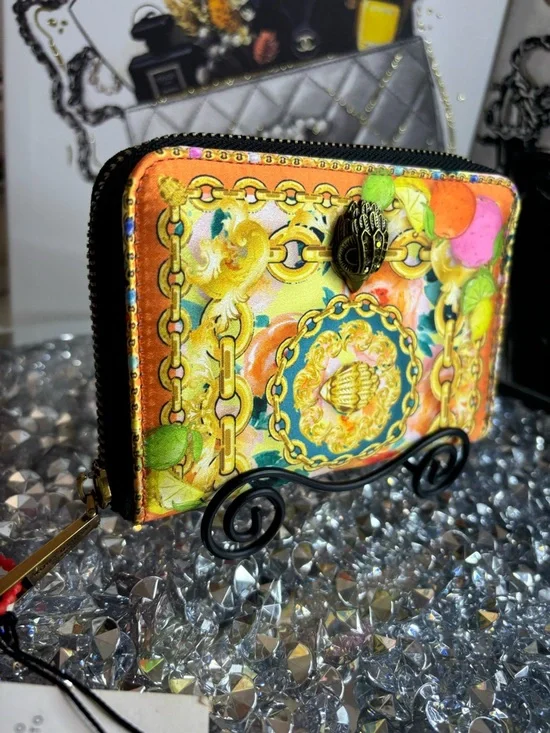 Kurt Geiger RARE London Small Scarf Print Wallet NWT - Picture 7 of 15